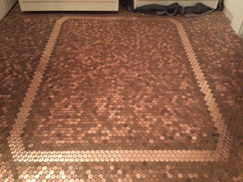 пол из монет пол из монет