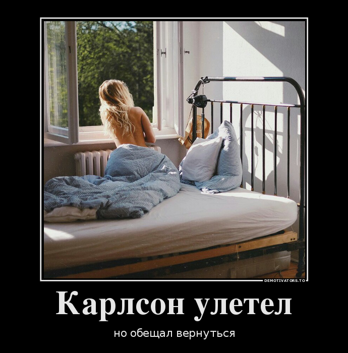 Карлсон улетел